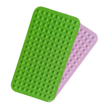 Comfortable non-slip silicone shower foot massage carpet bath mat heat-resistant environmentally friendly bathroom mat